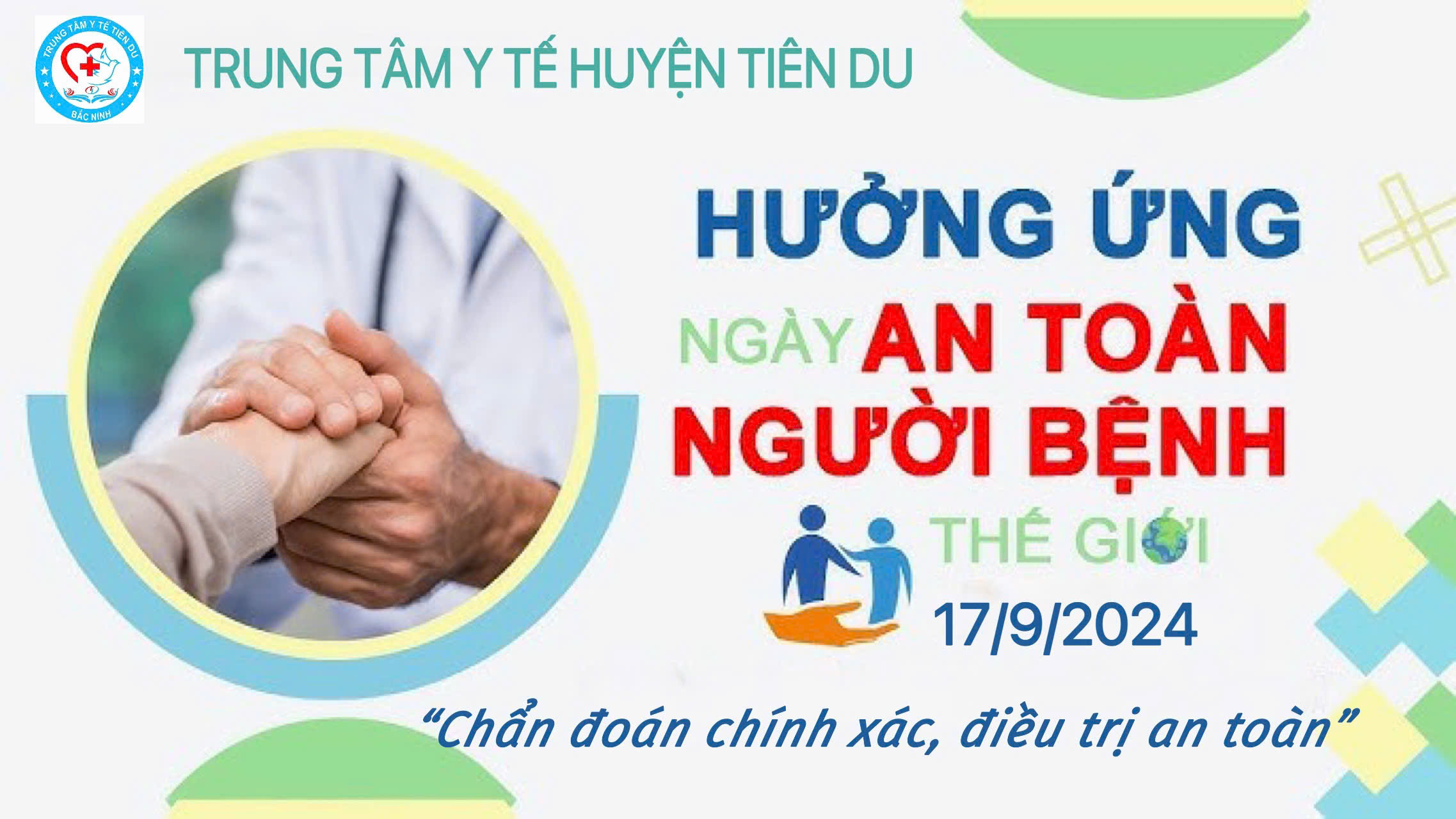Triển khai tổ chức hoạt động hưởng ứng Ngày An toàn người bệnh Thế giới 17/9/2024